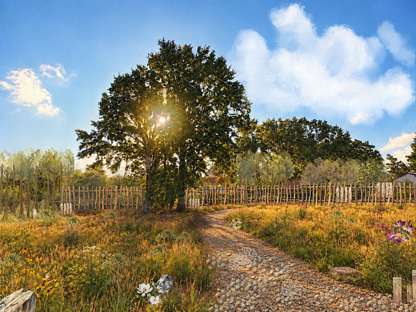 The garden as planted